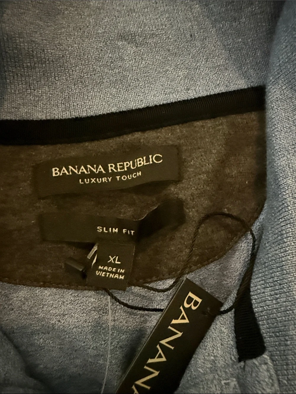 Banana republic Men's Blue Polo Shirt - Lightweight Casual Polo